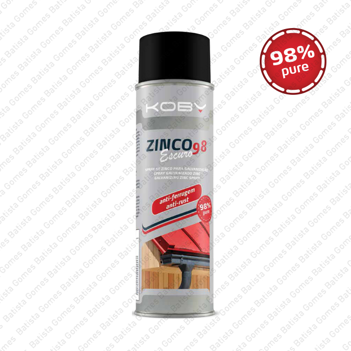 Spray de Zinco com 98% de pureza para protec��o antiferrugem